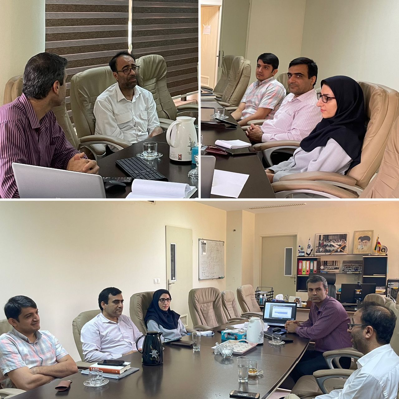 جلسه-رییس اموزش پالایشگاه فجر جم